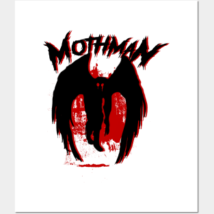 Mothman the lagend of moth Posters and Art